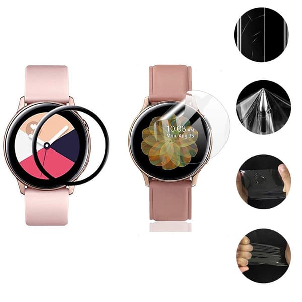 Samsung Galaxy Watch Active2 Mjukt Skärmskydd PET 40/44mm R820/R830