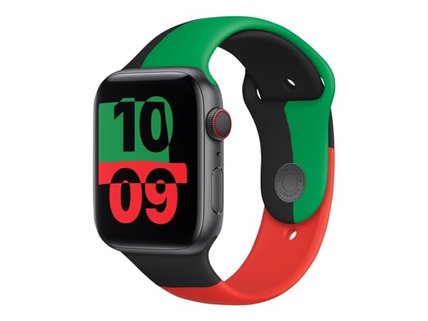 Apple - Bånd for smart armbåndsur - Normal størrelse - Black Unity - for Watch Hermès Series 7, Hermès Series 9, Series 10, Series 8, Series 9, Ultra