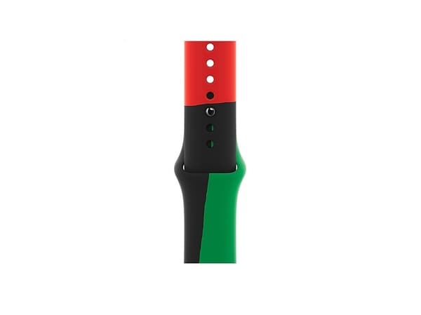 Apple - Bånd for smart armbåndsur - Normal størrelse - Black Unity - for Watch Hermès Series 7, Hermès Series 9, Nike Series 7, Series 10, Series 8,