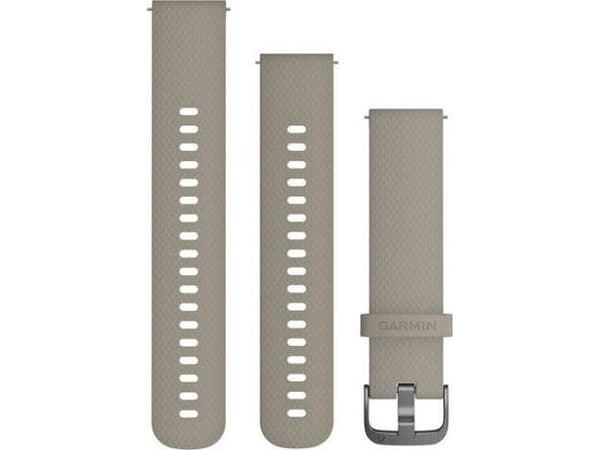 Garmin Quick Release Band - Klokkestropp for smart armbåndsur - 127 - 204 mm - sandstein, skifermaskinutstyr - for Approach S40; ForeAthlete 645 Musi