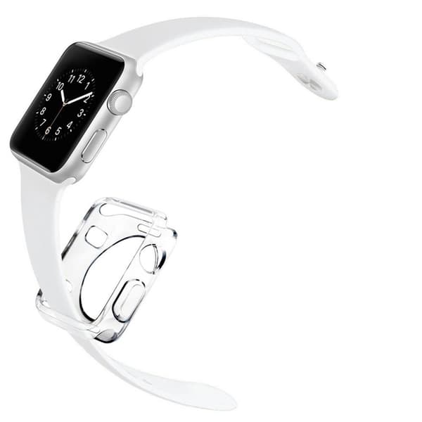 Skyddande Apple Watch Series 1/2/3 Silikonskal