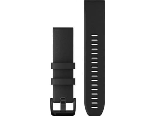 Garmin QuickFit - KlocKräm för smart klocka - svart, black hardware - för Approach S62; D2; fenix 5; fenix 5; fenix 6; fenix 7; Forerunner 945, 965;