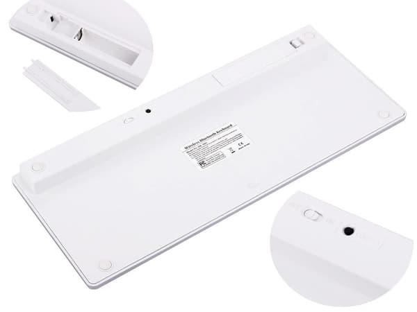 Slimmat Bluetooth-tangentbord – Kompatibelt med iPad, PC & Mac