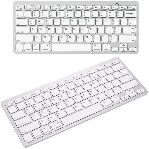 Slimmat Bluetooth-tangentbord – Kompatibelt med iPad, PC & Mac