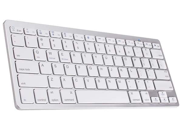Slimmat Bluetooth-tangentbord – Kompatibelt med iPad, PC & Mac