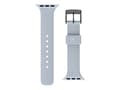 Miniatyrbilde 2 av 5: [U] Apple Watch Band 41mm/40mm/38mm, Series 7/6/5/4/3/2/1/SE - Silicone Soft Blue - Klokkestropp for smart armbåndsur - bløt blått - for Apple Watch