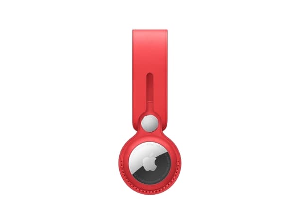 Apple - (PRODUCT) RED - eske for airtag - lær - rød - for AirTag