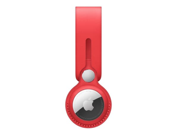 Apple - (PRODUCT) RED - eske for airtag - lær - rød - for AirTag