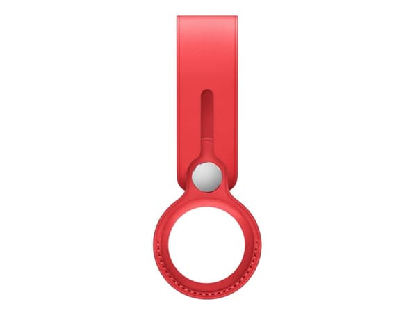 Apple - (PRODUCT) RED - eske for airtag - lær - rød - for AirTag