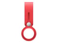 Miniatyrbilde 5 av 5: Apple - (PRODUCT) RED - eske for airtag - lær - rød - for AirTag