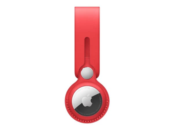 Apple - (PRODUCT) RED - eske for airtag - lær - rød - for AirTag