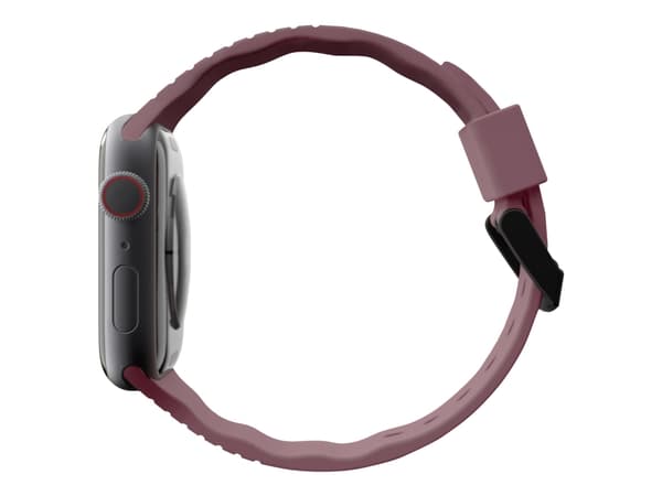 [U] Apple Watch Band 45mm/44mm/42mm, Series 7/6/5/4/3/2/1/SE - Aurora Dusty Rose - Klokkestropp for smart armbåndsur - antimikrobiell - støvet rosa -