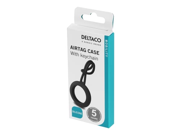 DELTACO - Fodral för airtag - hängare - silikon - kamouflage - för Apple AirTag