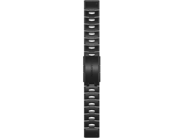 Garmin QuickFit - KlocKräm för smart klocka - carbon gray DLC - för D2; fenix 6; fenix 7; Forerunner 965; Instinct Solar