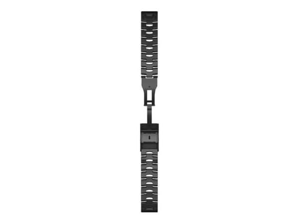 Garmin QuickFit - KlocKräm för smart klocka - carbon gray DLC - för D2; fenix 6; fenix 7; Forerunner 965; Instinct Solar