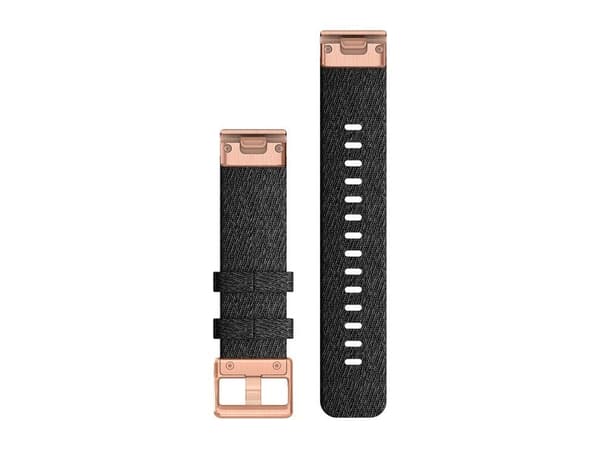 Garmin QuickFit - Klokkestropp for smart armbåndsur - røsslyngsvart, rosa gull maskinutstyr - for fenix 6S Pro, Sapphire