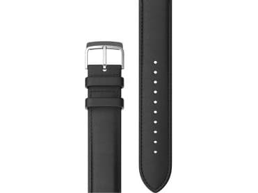 Mobvoi svart lærreim 20mm for TicWatch E, C2 Onyx/Platium