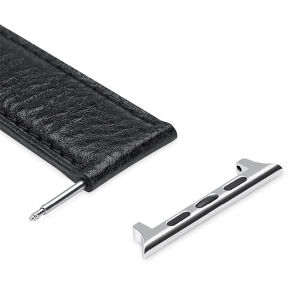 Apple Watch 42/44/45 Adapter Connector 14mm Watch Armbånd Sølv