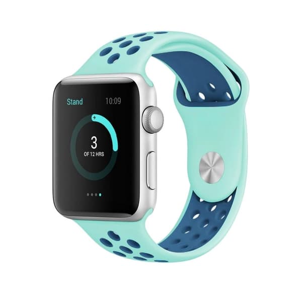 För Apple Watch 42/44mm L silikon Sport klockarmband