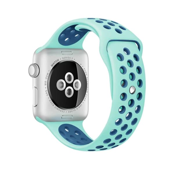 För Apple Watch 42/44mm L silikon Sport klockarmband