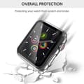 Miniatyrbild 2 av 5: Heltäckande Skal till Apple Watch 1/2/3 Skärmskydd 38mm Transparent