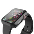 Miniatyrbild 2 av 2: Heltäckande Skal till Apple Watch 4/5/6/SE Skärmskydd 44mm SVART
