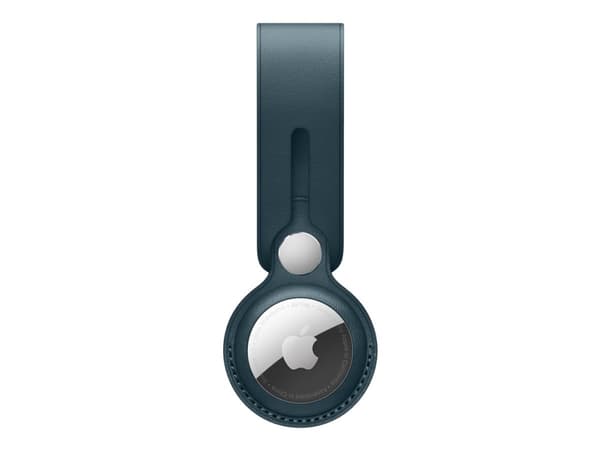 Apple MM043ZM/A, Avaimenperä äänellä, Sininen, Nahka, Baltic Blue, 1 kpl, AirTag
