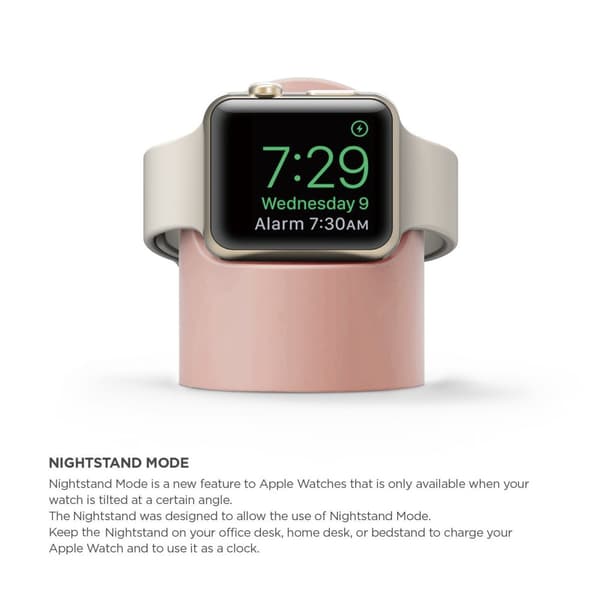 Laddningsställ Apple Watch Rosa