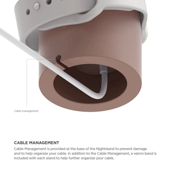 Laddningsställ Apple Watch Rosa