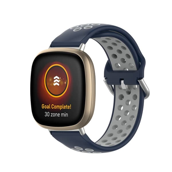 Sportarmband Fitbit Versa 3/Sense Mörkblå/Grå