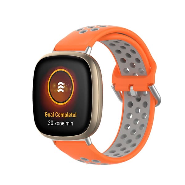 Sportarmband Fitbit Versa 3/Sense Orange/Grå