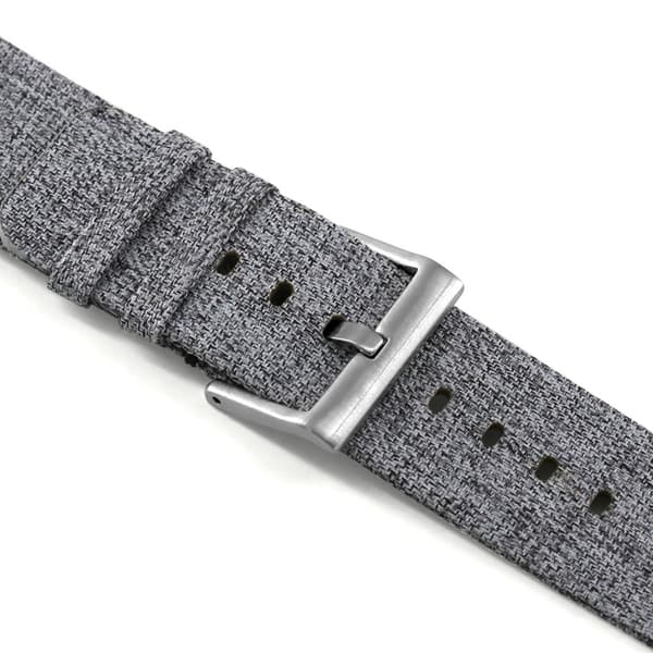 Canvasarmband Fitbit Versa/Versa 2 Grå