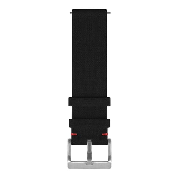 Canvasarmband Fitbit Versa/Versa 2 Svart