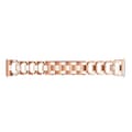 Miniatyrbild 3 av 4: Rhinestone Metallarmband Fitbit Versa/Versa 2 Rose Guld
