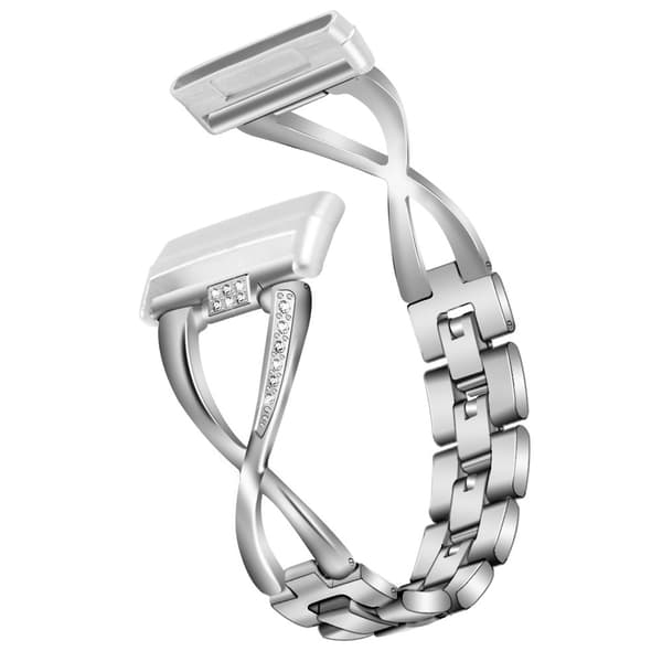 Rhinestone Kristallarmband Fitbit Versa 3/Sense Silver