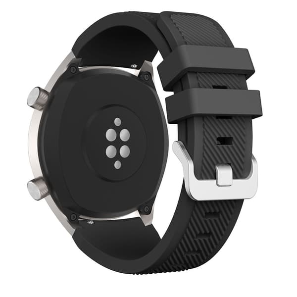 Silikonarmband Huawei Watch GT/GT 2 46mm/GT 2 Pro Svart