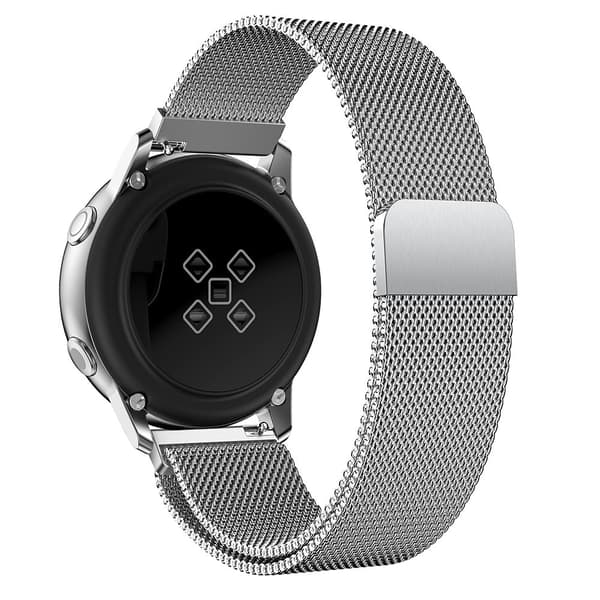 Milanese Loop Armband Samsung Galaxy Watch Active Silver