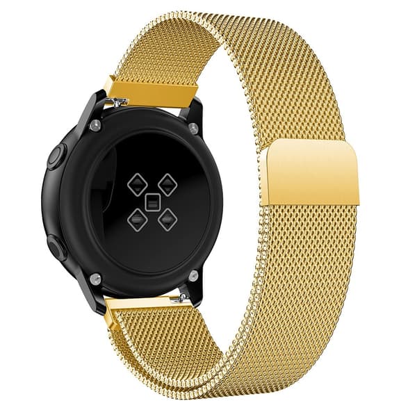 Milanese Loop Armband Samsung Galaxy Watch Active Guld