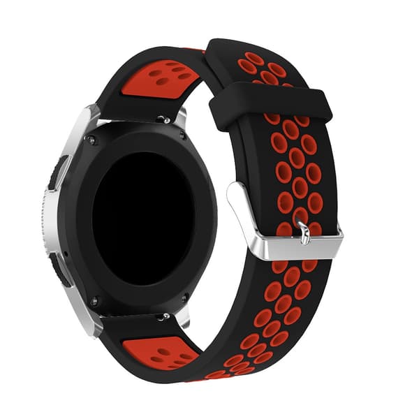 Sportarmband Samsung Galaxy Watch 46mm Svart/Röd