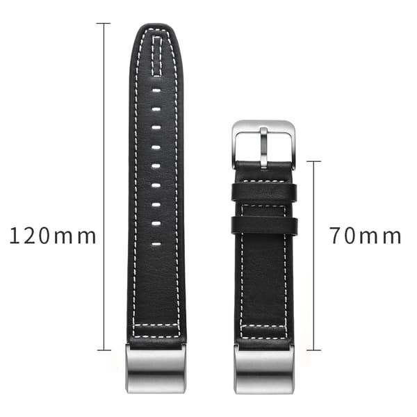 Äkta Läderarmband Fitbit Charge 2 Svart
