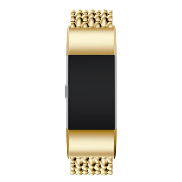 Metallarmband i Fjärilsspänne Fitbit Charge 2 Guld