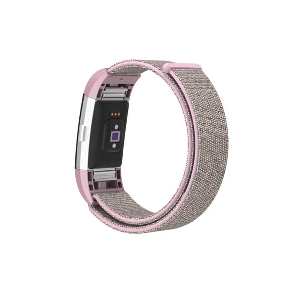 Nylonarmband Fitbit Charge 2 Rosa