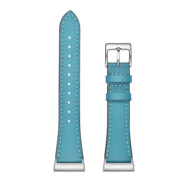 Äkta Läderarmband Fitbit Charge 3/4 Blå