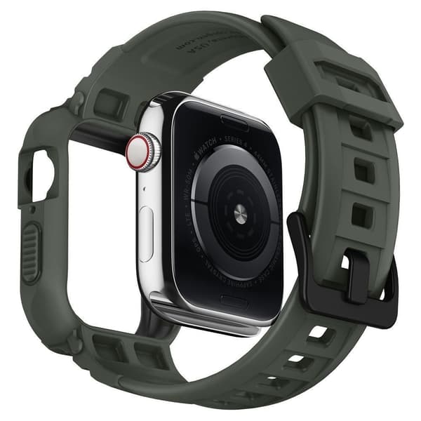 Spigen Apple Watch 44/45mm Case Rugged Armor Pro Military Green