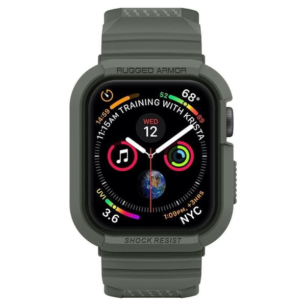 Spigen Apple Watch 44/45mm Case Rugged Armor Pro Military Green