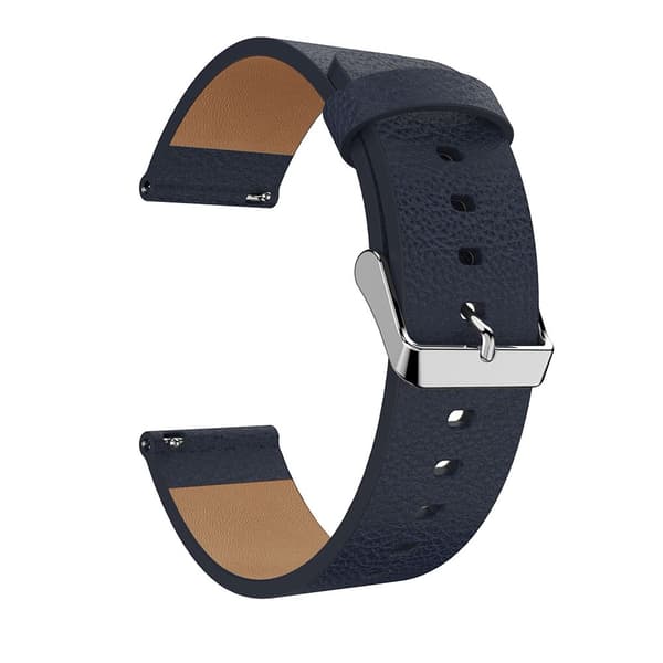 Läderarmband Fitbit Versa/Versa 2 Blå