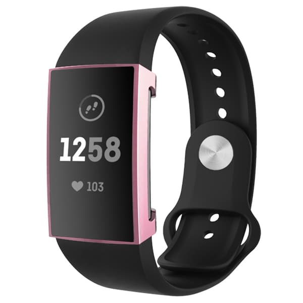 Heltäckande TPU Skal Fitbit Charge 3/4 Rosa