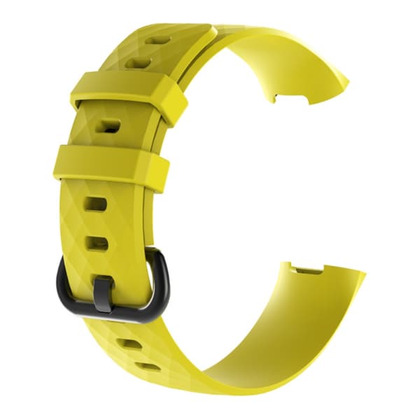 Silikonarmband Fitbit Charge 3/4 Gul