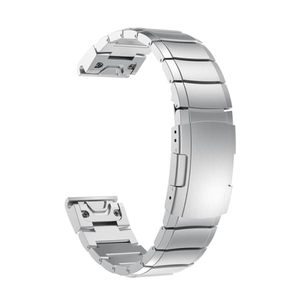 Länkarmband Garmin Fenix 5/5 Plus/6/6 Pro Silver