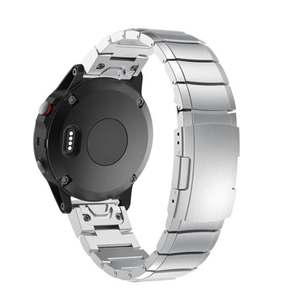 Länkarmband Garmin Fenix 5/5 Plus/6/6 Pro Silver